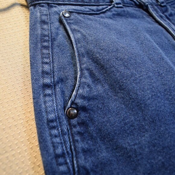 Rockies VTG High Waisted Western Trim Mom Jeans Womens 24 x 32 Vintage Cowgirl - Picture 3 of 10